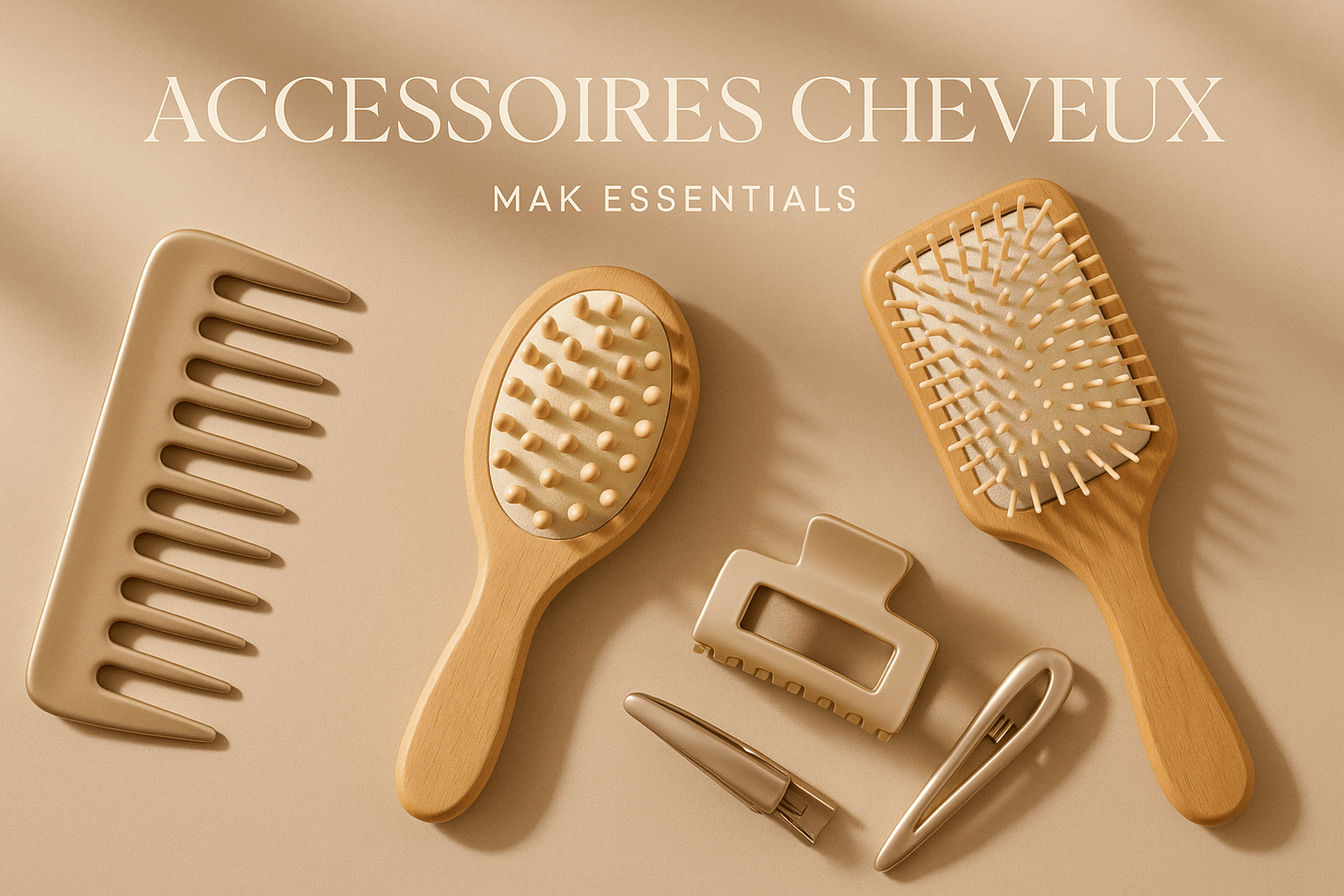 Accessoires Cheveux - Peignes et Brosses - Mak Essentials - MAK Essentials Store